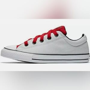 Converse CTAS Street Slip Pure Platinum/Casino/Black Kids Shoes New Authentic